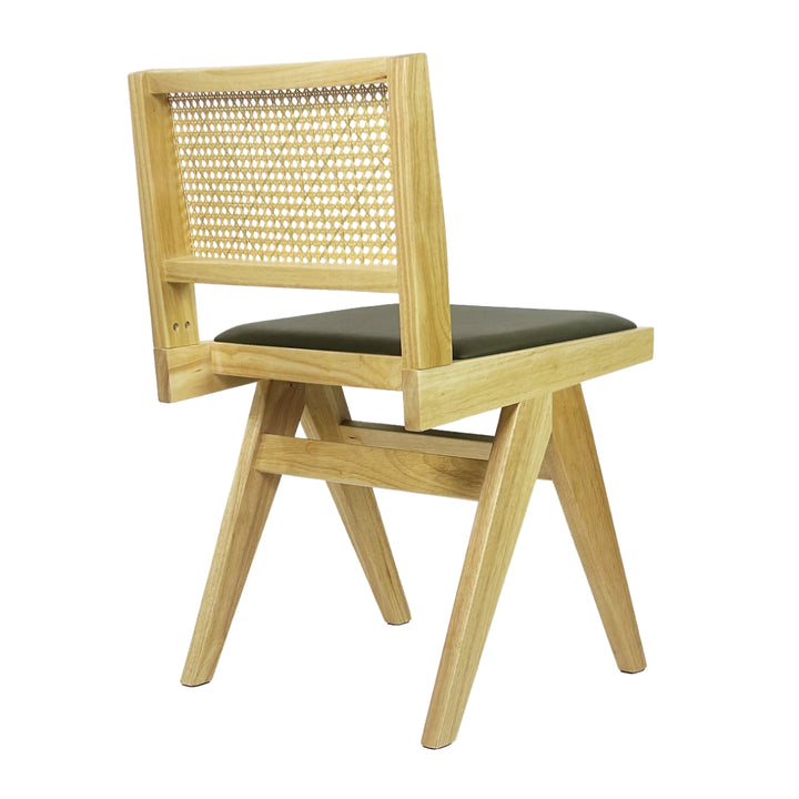 Terra Chairs with Upholstered Seat (Set of 2)