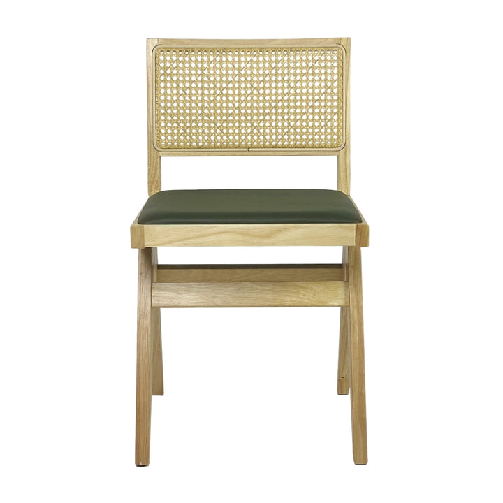 Terra Chairs with Upholstered Seat (Set of 2)