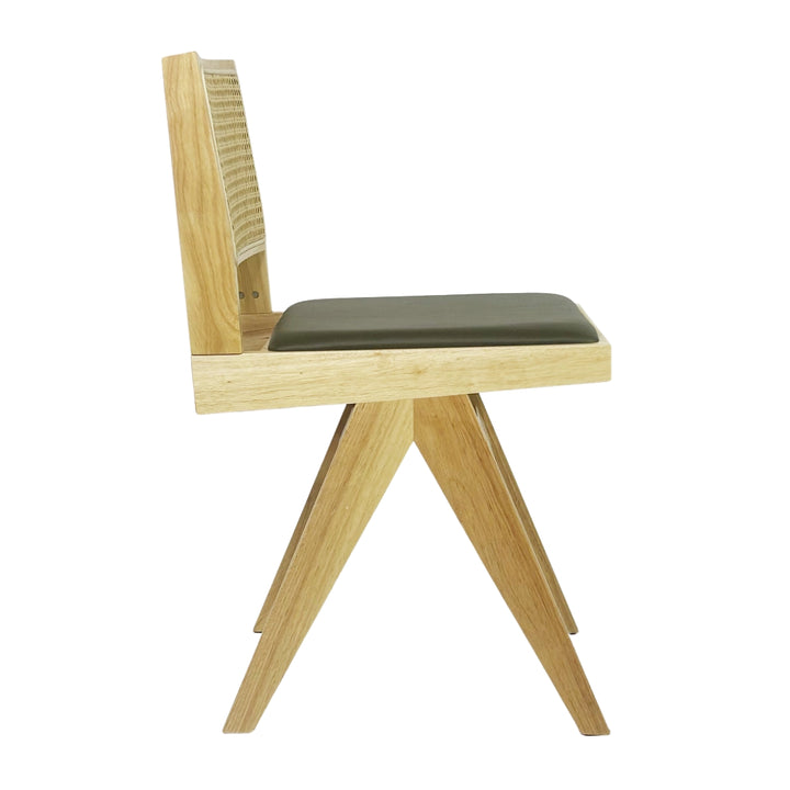 Terra Chairs with Upholstered Seat (Set of 2)