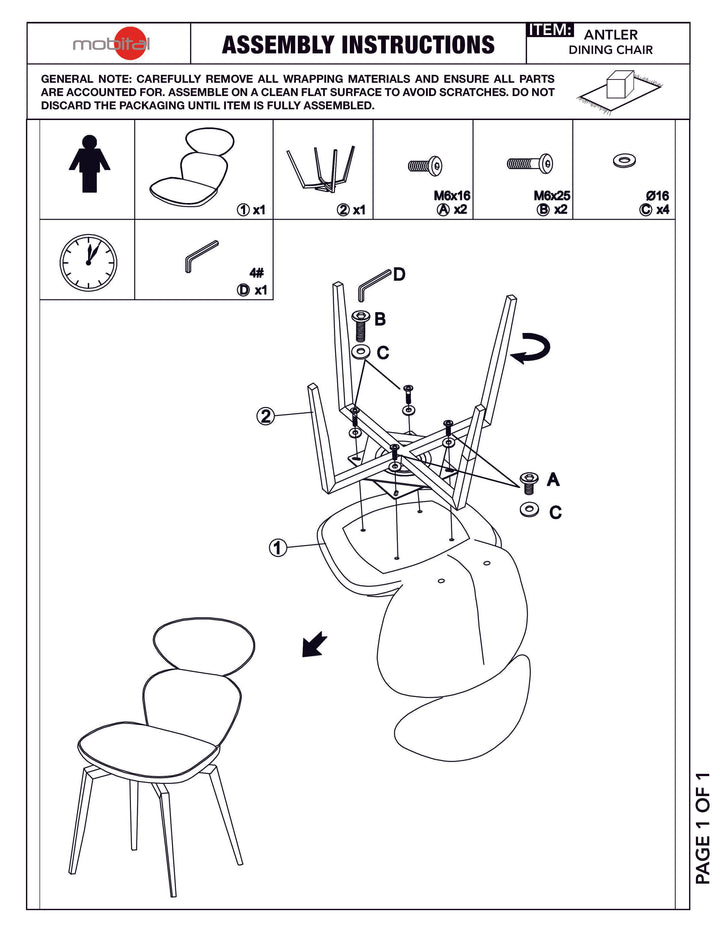 PB-31ANT Swivel Dining Chair