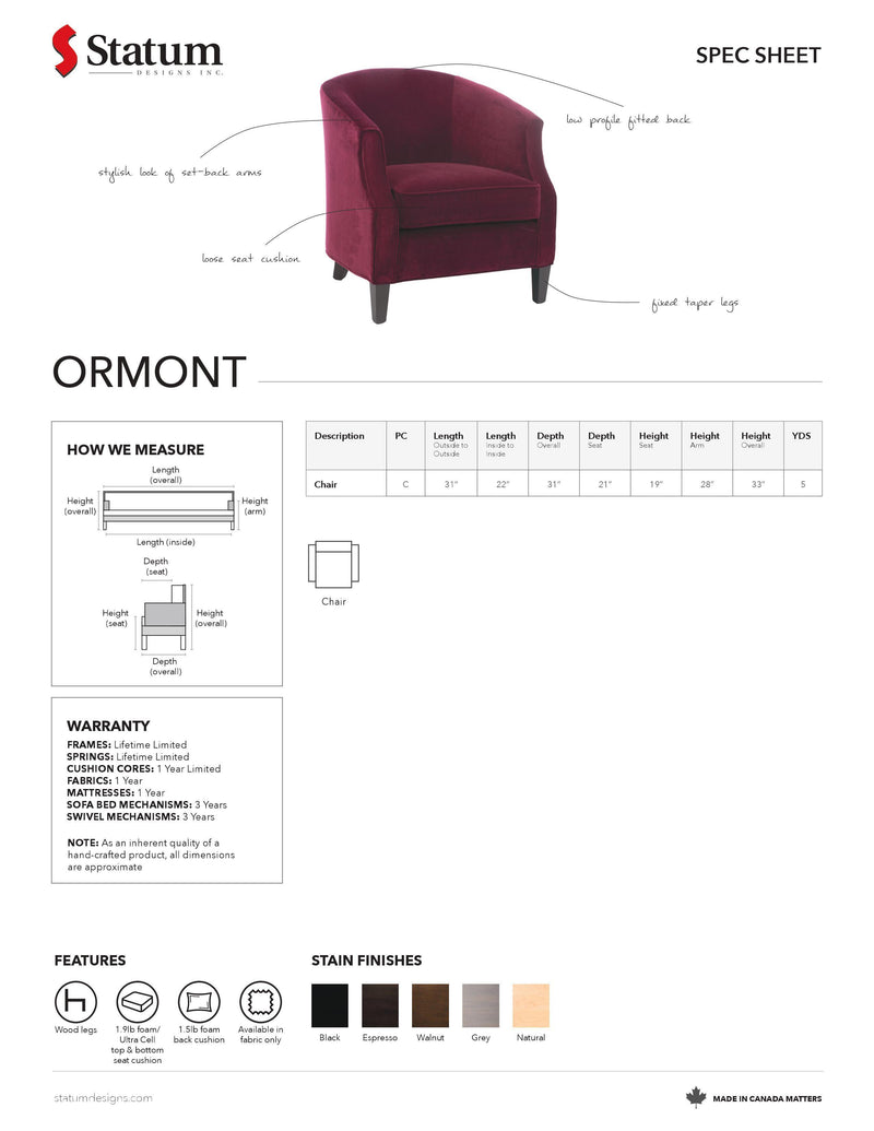 Ormont Chair-Palma-Brava