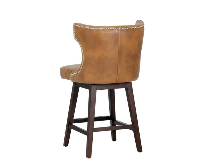 High-Quality Sunpan Neville Swivel Counter Stool 