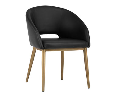 PB-06THCR Dining Chair -Black Frame-Palma-Brava
