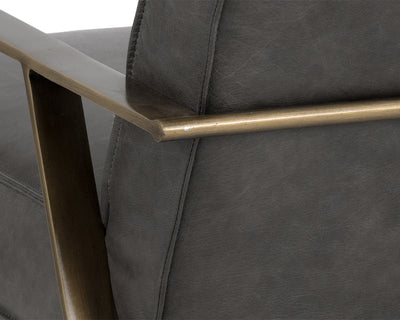 PB-06KRI Lounge Chair- Top Grain Leather
