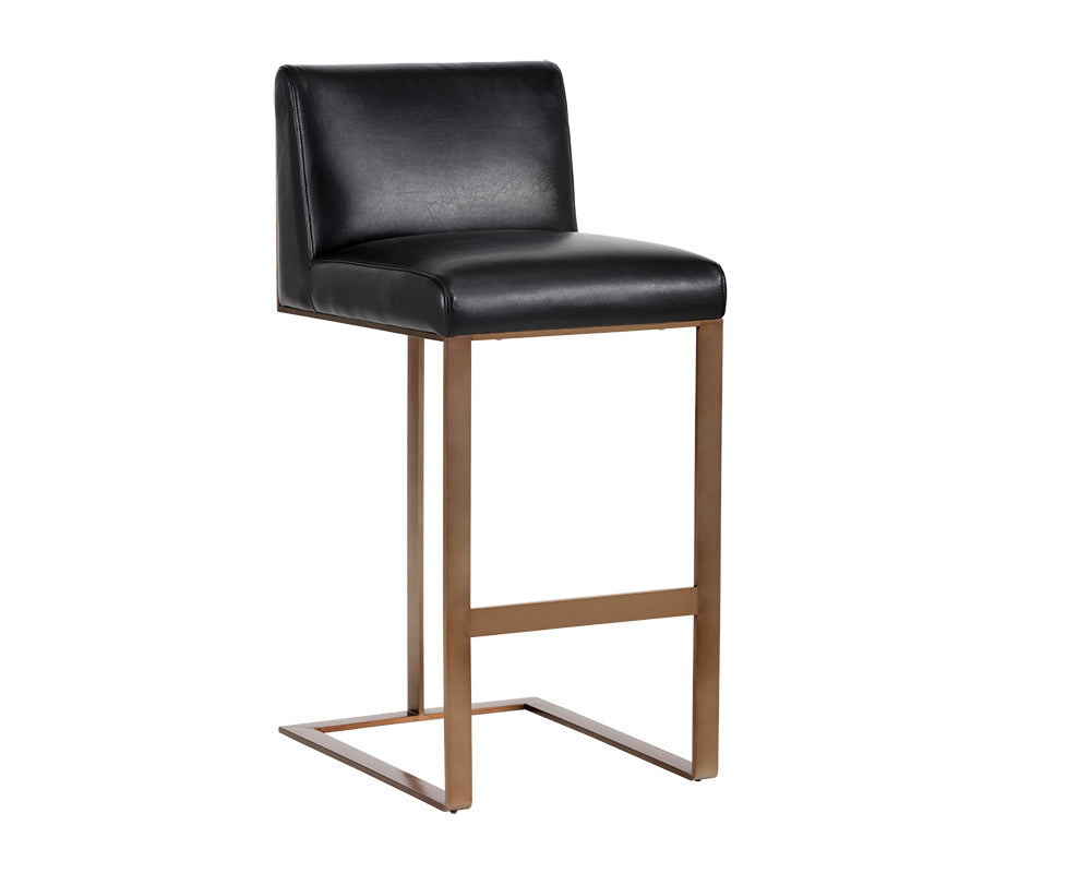 PB-06DEA Counter Stool-Barstool- Antique Brass