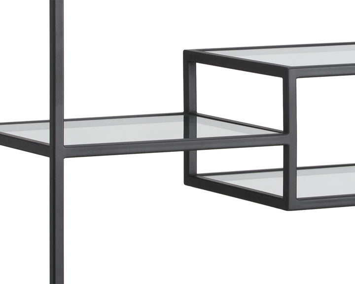 PB-06STA Bookcase- Charcoal Grey