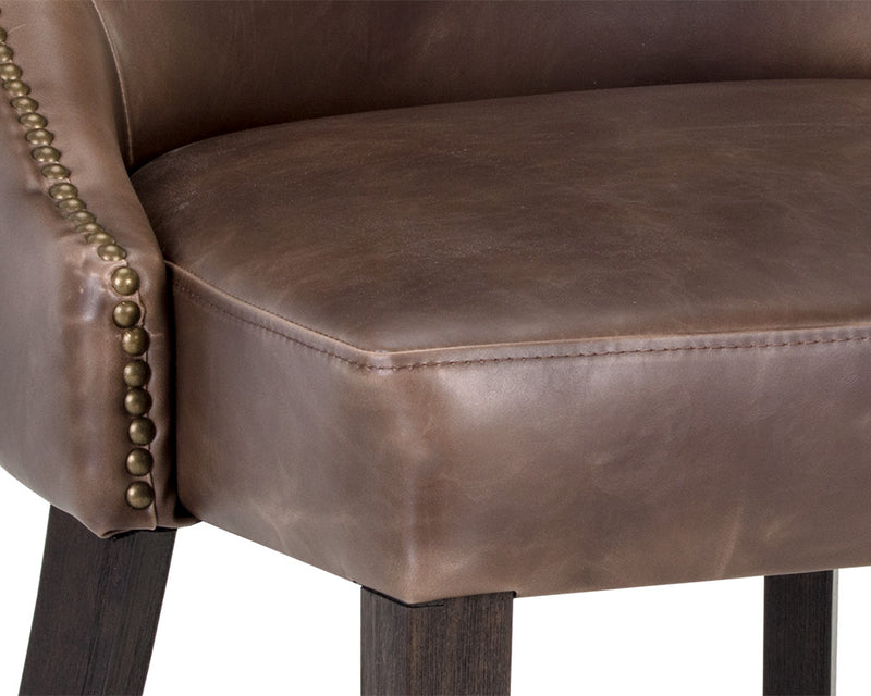 PB-06ARN Dining Chair-Faux Leather-Palma-Brava