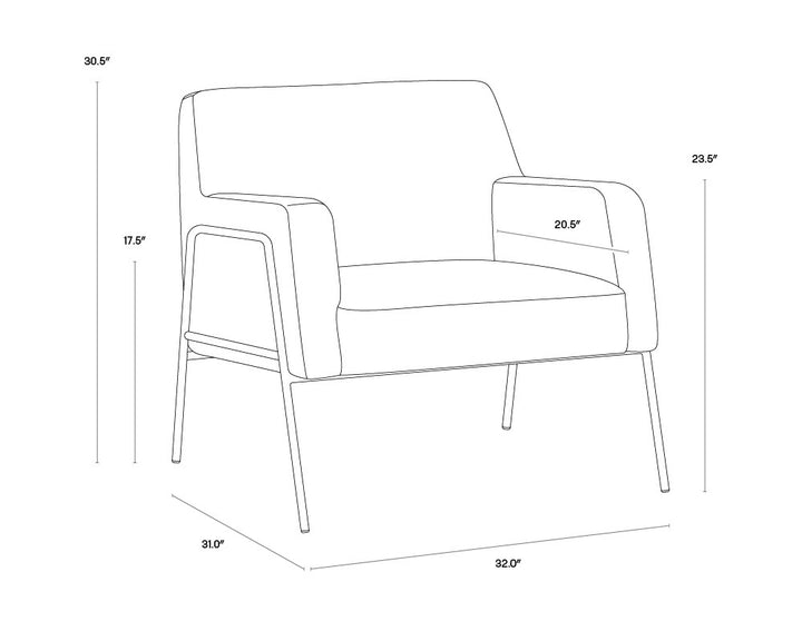 PB-06CYB Lounge Chair - Fabric