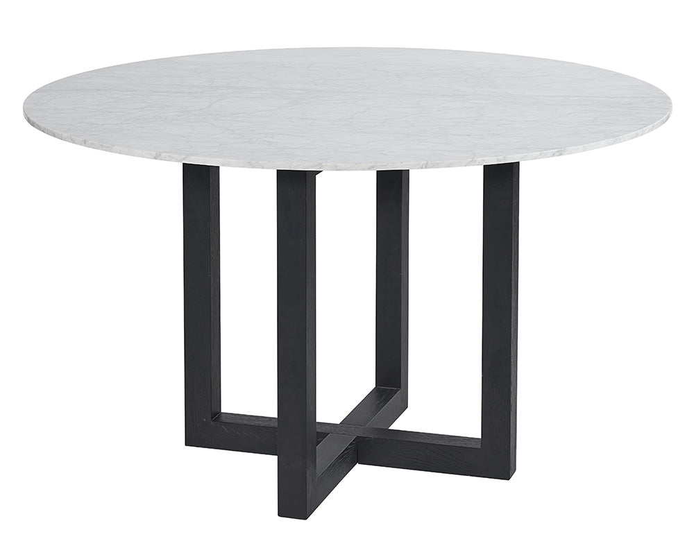 PB-06ZOL Marble Top Dining Table-51.25D