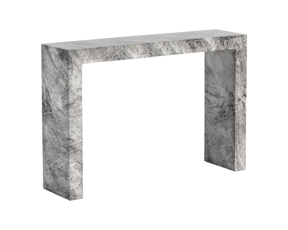 PB-06AX Console Table -Marble Look Finish-Palma-Brava