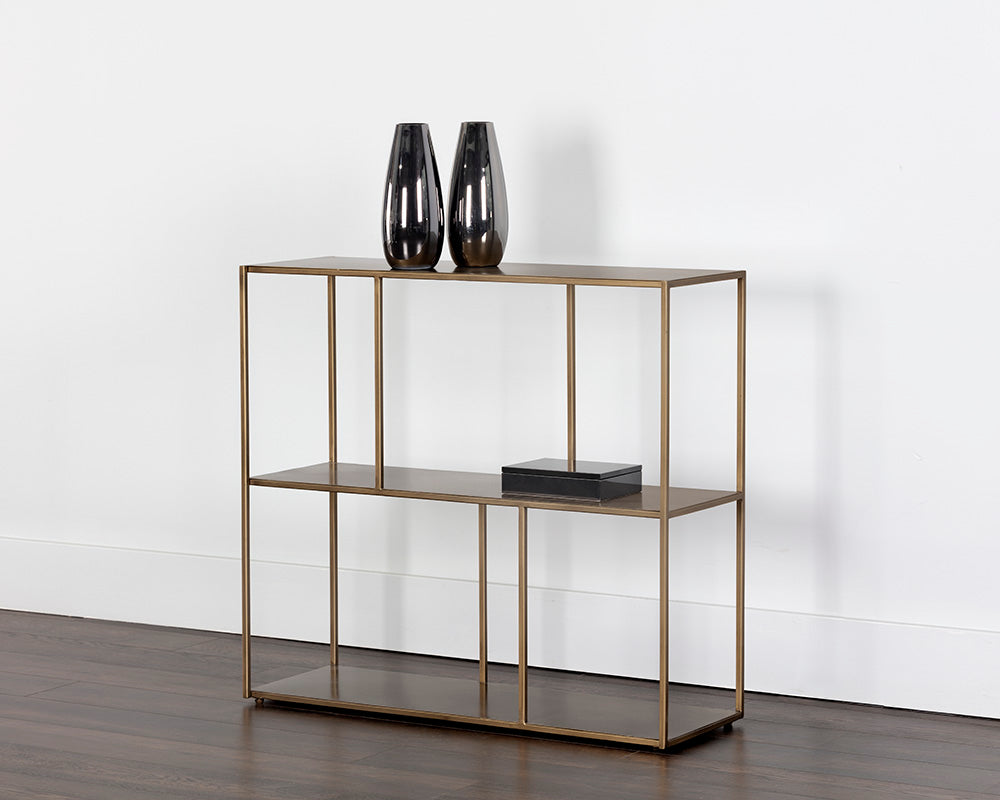 PB-06EIF Console Table/Bookcase- Medium & Small