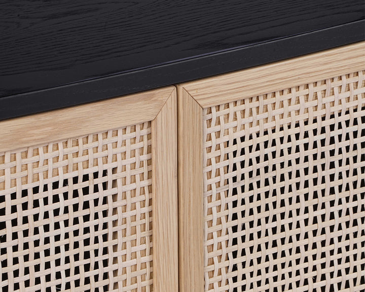 crafted professionally sideboard rattan