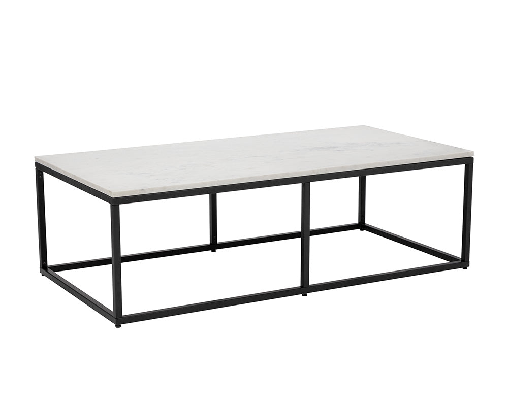 PB-06ELL Marble Coffee Table - 60 X 30”