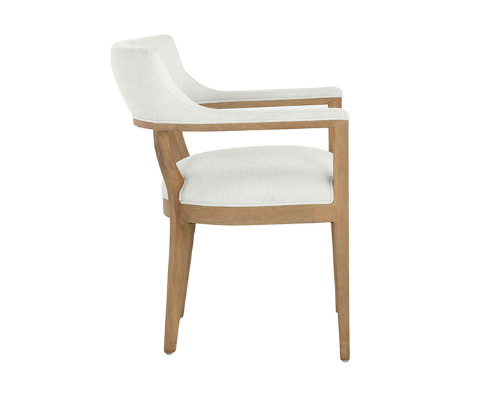 PB-06BRY Dining Chair -Armchair Natural -Fabric CLEARANCE