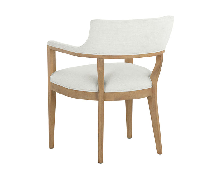 PB-06BRY Dining Chair -Armchair Natural -Fabric CLEARANCE