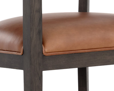 PB-06BRY Counterstool- Tobacco Leather