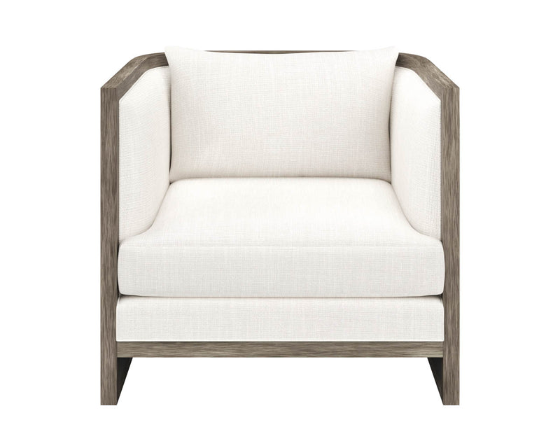 PB-06CHL Lounge Chair -Ash Grey- Ivory