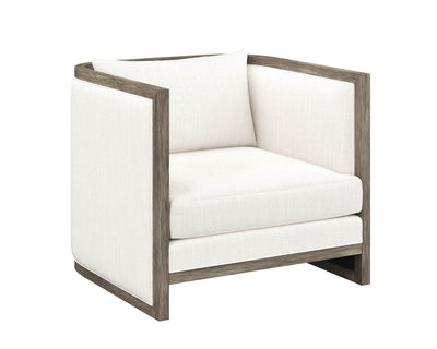 PB-06CHL Lounge Chair -Ash Grey- Ivory