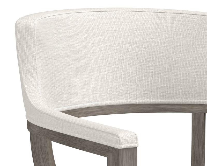PB-06BRY Dining Chair -Armchair Ash Grey -Fabric