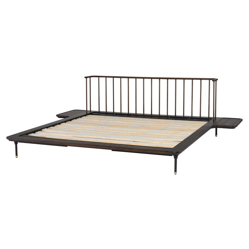 Nuevo Canada - HGDA473 - Queen Bed - Distrikt Bed - Smoked