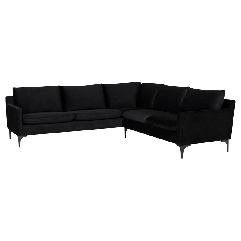 Nuevo Canada - HGSC679 - L Sectional - Anders - Black