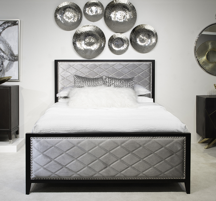 elegant diamond bed