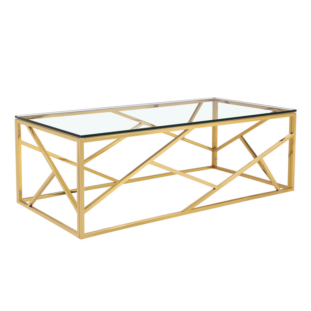 PB-11Carol Gold Coffee Table-Palma-Brava