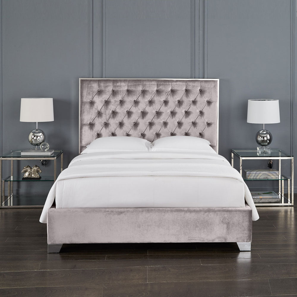 elegant queen and king bed