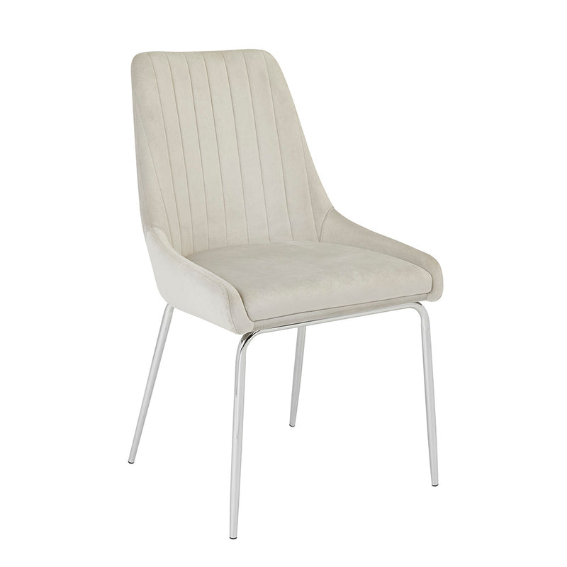 PB-11MOI Dining Chair- Chrome Leg
