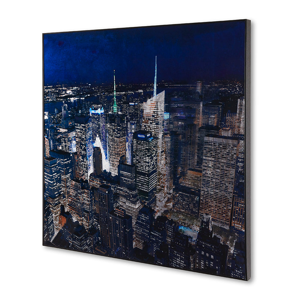 PB-11 Skyscraper Acrylic painting – Palma Brava Home Furnishings