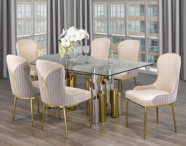 PB-D1490 Dining Chair- Gold