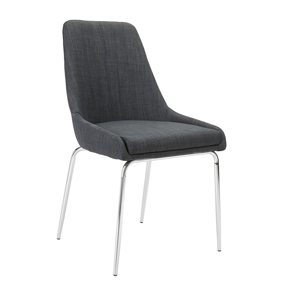 PB-11MOI Dining Chair- Chrome Leg