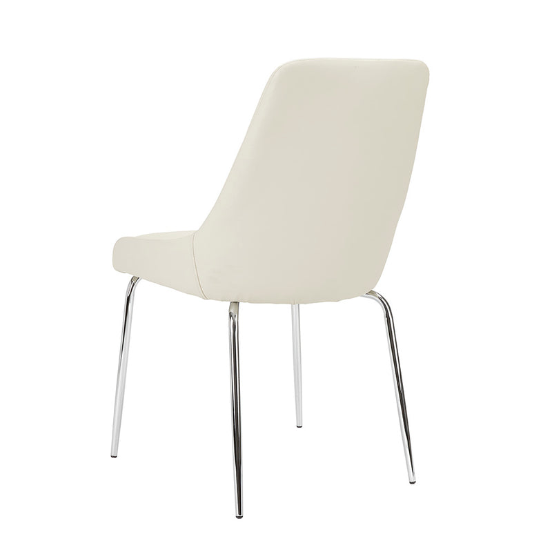 PB-11MOI Dining Chair- Chrome Leg