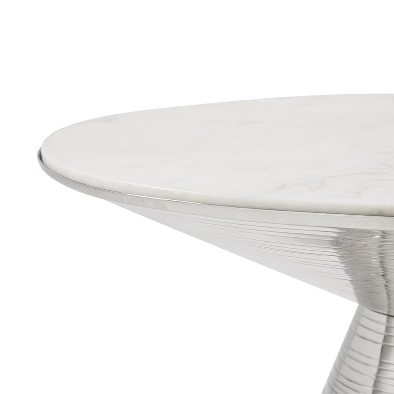 PB-11VAL Round Coffee Table- Marble Top