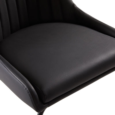 PB-11MOI Dining Chair- Black Leg