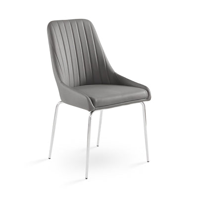 PB-11MOI Dining Chair- Chrome Leg