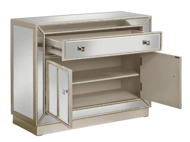 PB-04-50708  1 drawer 2 Door Mirrored cabinet -  FLOOR DISPLAY