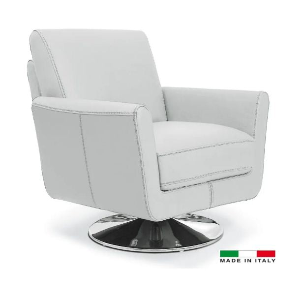 PB-26 Syria Leather Swivel Chair