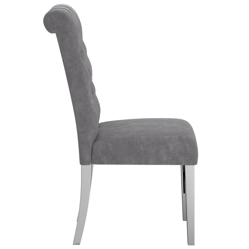 PB-07CHL Side Chair – Velvet-Palma-Brava