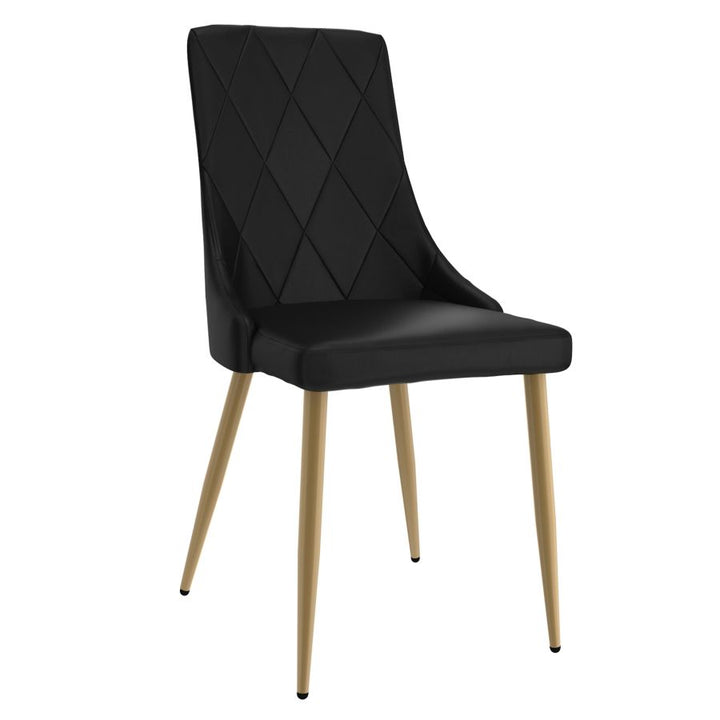 PB-07ANT Dining Chair- Aged Gold  (SET OF 2)