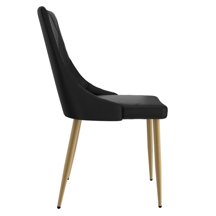 PB-07ANT Dining Chair- Aged Gold  (SET OF 2)