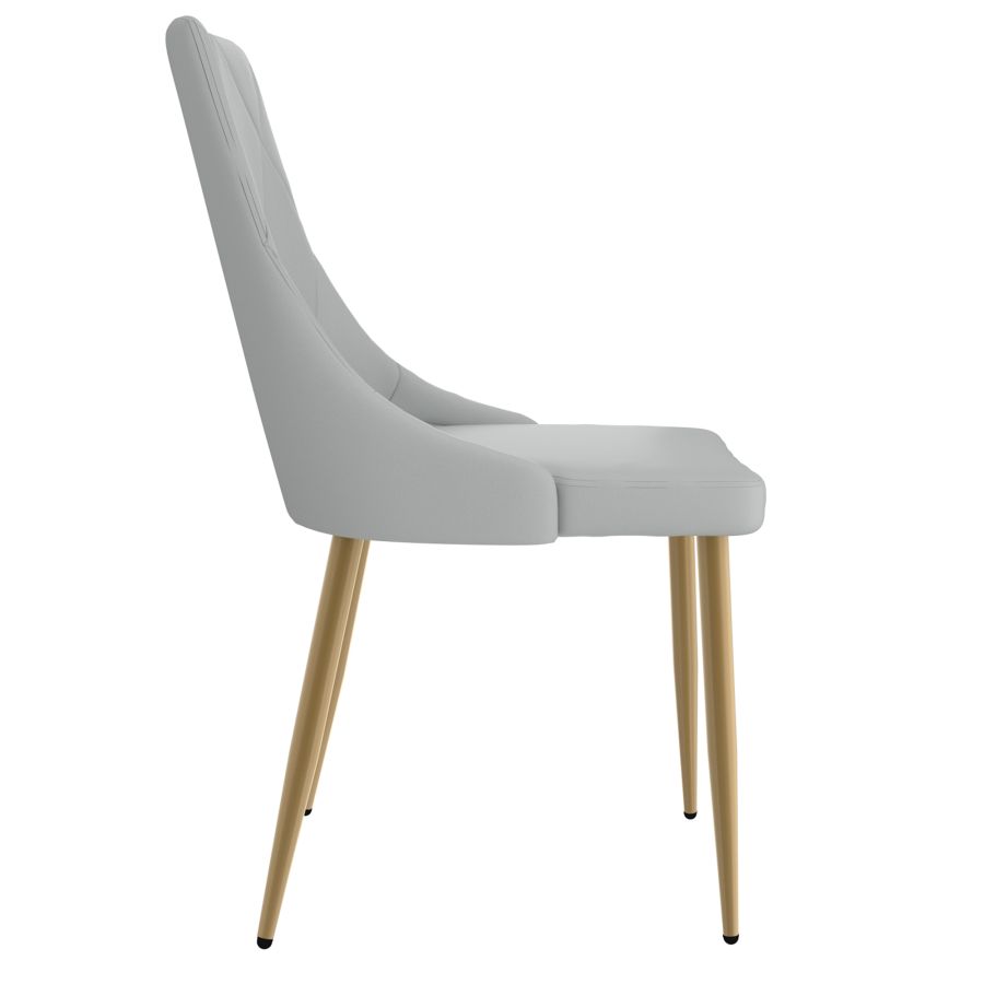 PB-07ANT Dining Chair- Aged Gold  (SET OF 2)