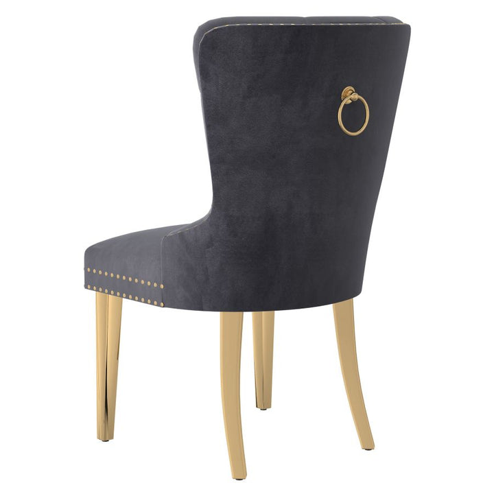 PB-07MIZ Velvet Dining Chair- Gold (SET OF 2)