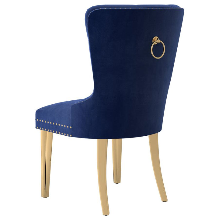 PB-07MIZ Velvet Dining Chair- Gold (SET OF 2)