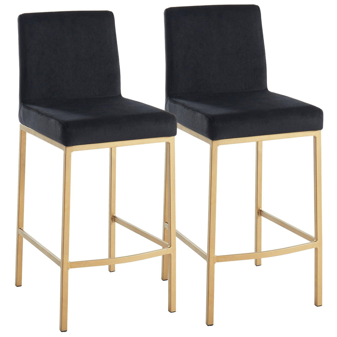 PB-07DIEG Counter Stool- Gold Leg-Palma-Brava