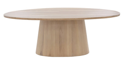 PB-06ELI Oval Light Oak Dining Table- 84”