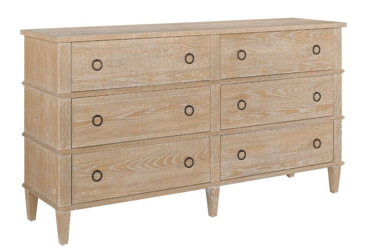 PB-01-U011A040 6 Drawer Dresser Modern Farmhouse