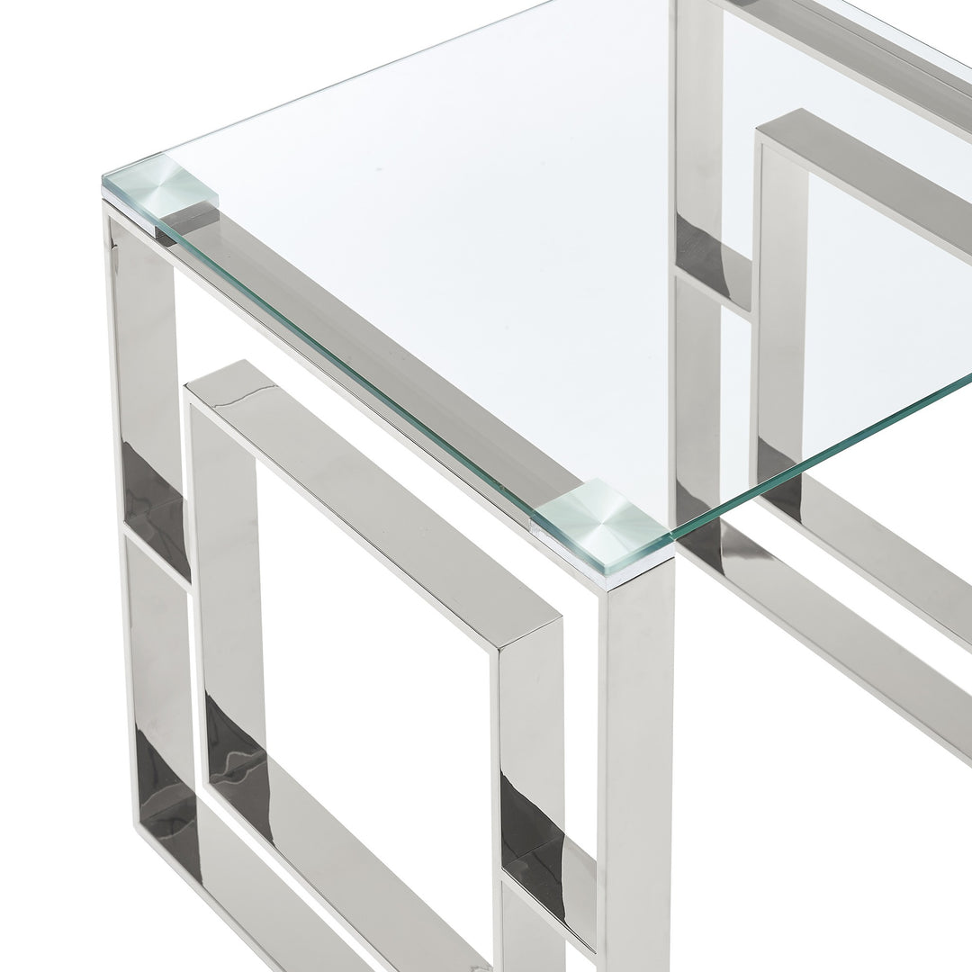 glass coffee table