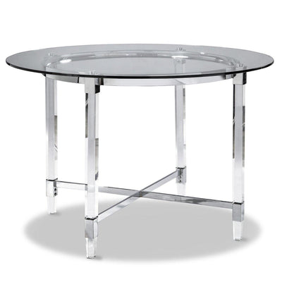 PB-10-3656-45 Round Dining Table w/ Acrylic Legs - Palma-Brava