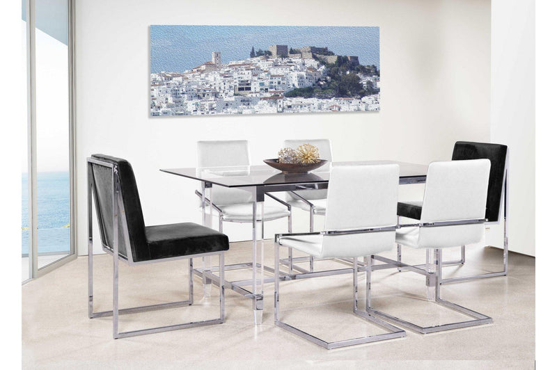 PB-10-3656-64 Rectangular Dining Table w/ Acrylic Legs - Palma-Brava